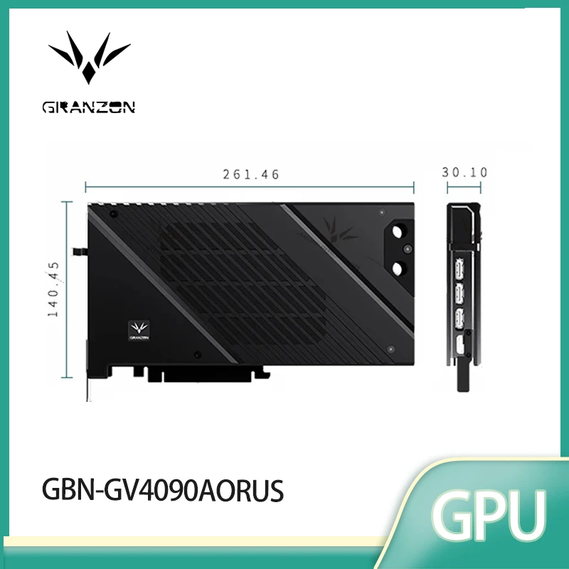 Rtx 4090 Water Block - قطعة تبريد Granzon لبطاقة الرسوميات Gigabyte