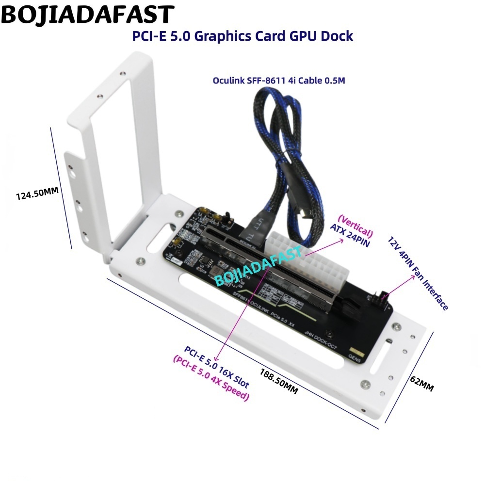 بطاقة رسومات خارجية PCI-E 5.0  - مراجعة Pcie 5.0 Gpu Riser Cable وسعره