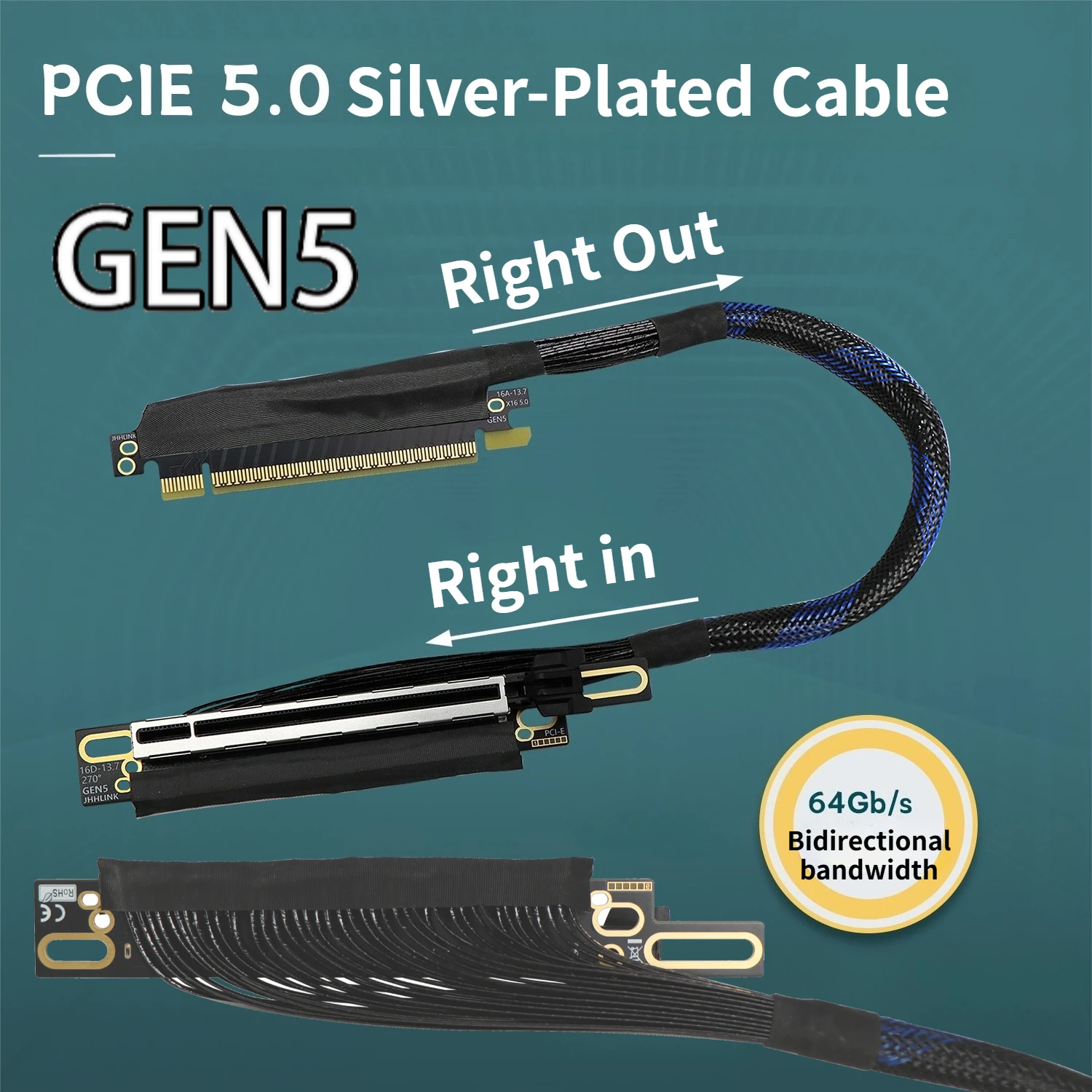 كابل تمديد بطاقة الرسومات PCIe - مراجعة Pcie 5.0 Gpu Riser Cable وسعره